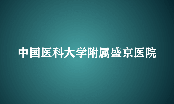 中国医科大学附属盛京医院