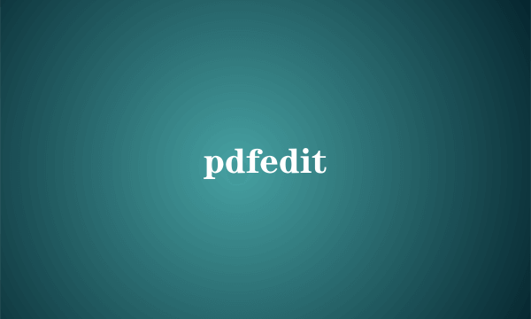 pdfedit