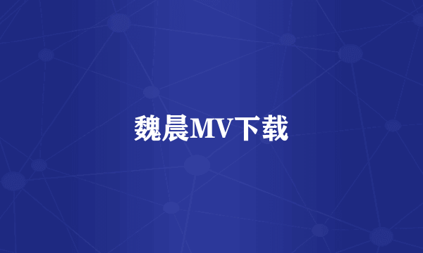 魏晨MV下载