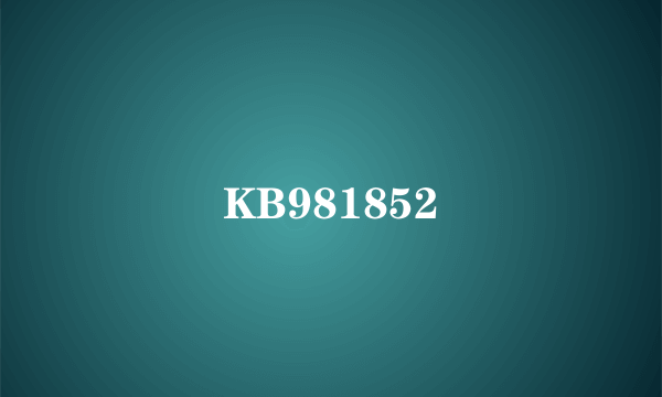 KB981852