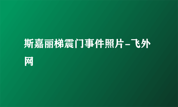 斯嘉丽梯震门事件照片-飞外网