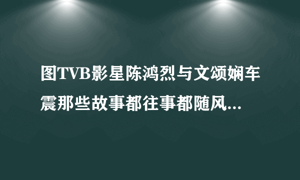 图TVB影星陈鸿烈与文颂娴车震那些故事都往事都随风-飞外网