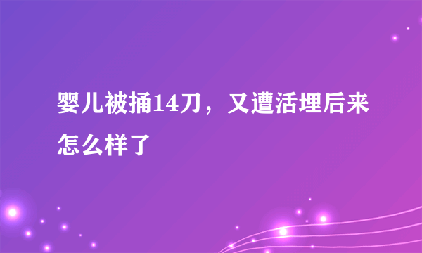 婴儿被捅14刀，又遭活埋后来怎么样了