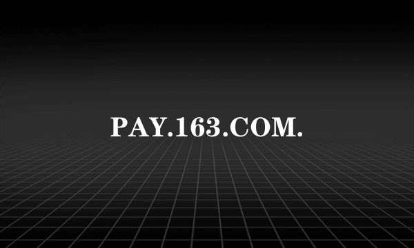 PAY.163.COM.