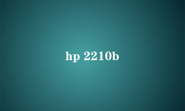 hp 2210b