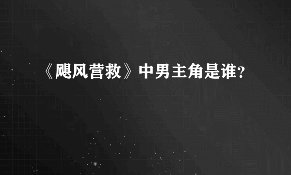 《飓风营救》中男主角是谁？