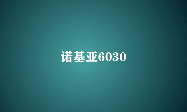 诺基亚6030