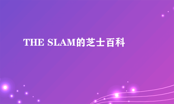 THE SLAM的芝士百科