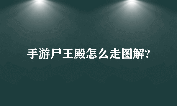 手游尸王殿怎么走图解?