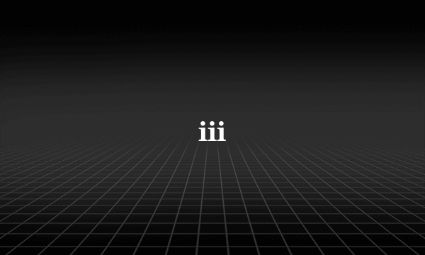 iii