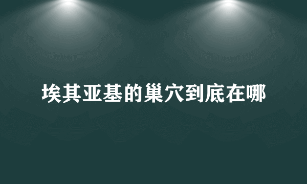 埃其亚基的巢穴到底在哪