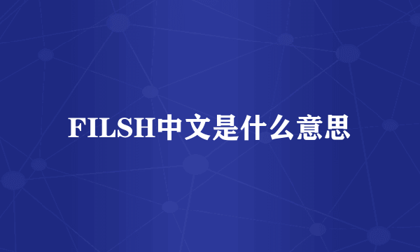 FILSH中文是什么意思