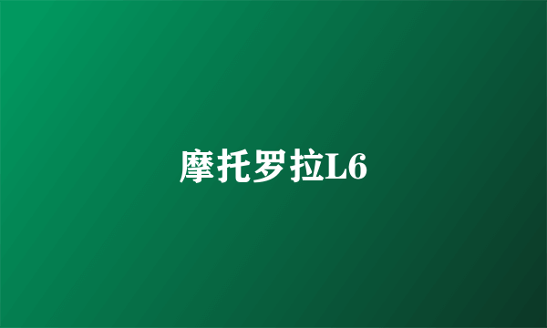 摩托罗拉L6