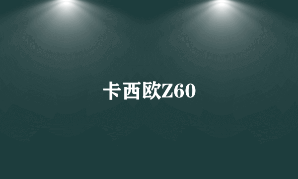 卡西欧Z60