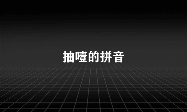 抽噎的拼音