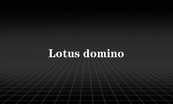 Lotus domino