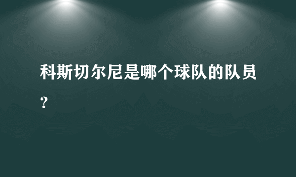 科斯切尔尼是哪个球队的队员？