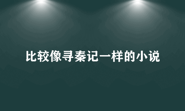 比较像寻秦记一样的小说