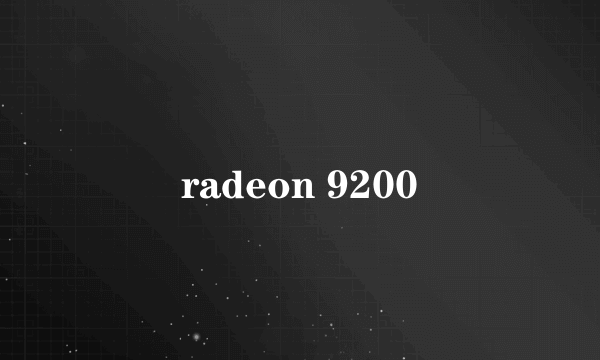 radeon 9200