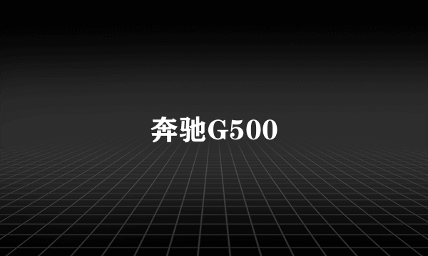 奔驰G500