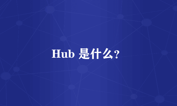 Hub 是什么？