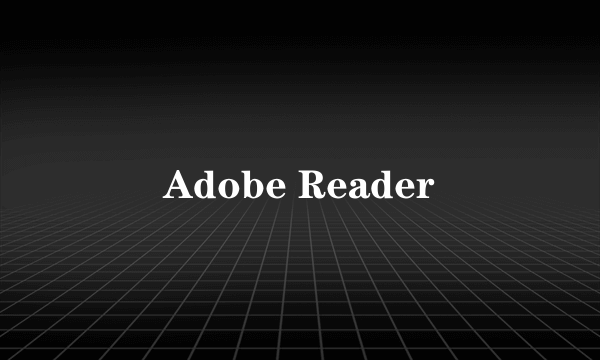 Adobe Reader