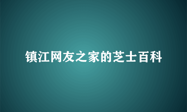 镇江网友之家的芝士百科