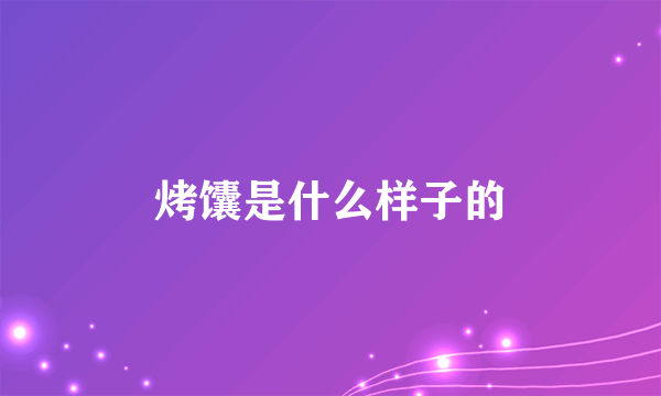 烤馕是什么样子的