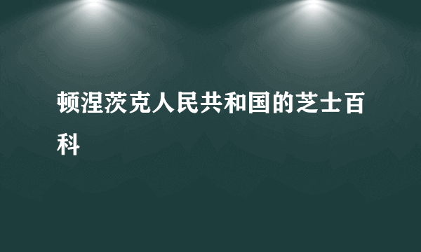 顿涅茨克人民共和国的芝士百科