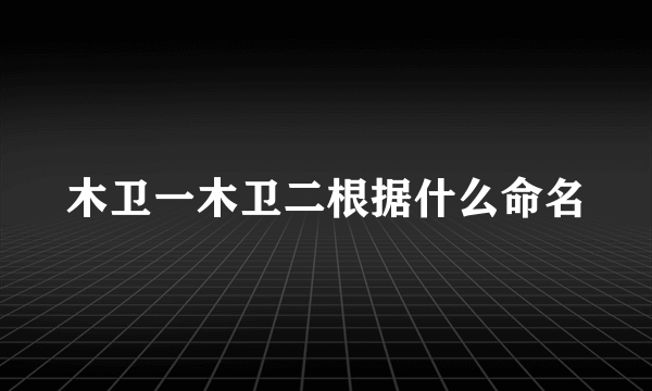 木卫一木卫二根据什么命名