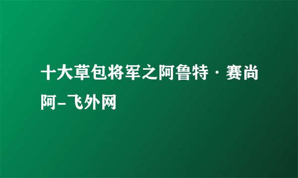 十大草包将军之阿鲁特·赛尚阿-飞外网