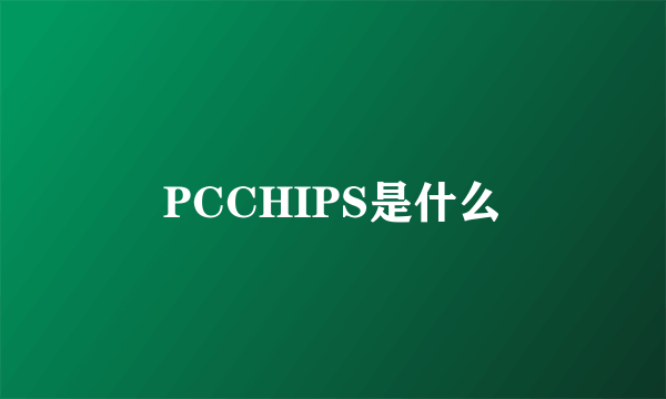 PCCHIPS是什么