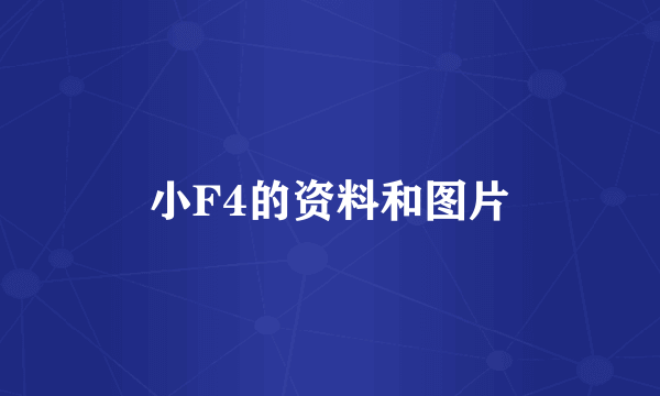 小F4的资料和图片