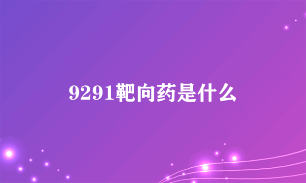 9291靶向药是什么