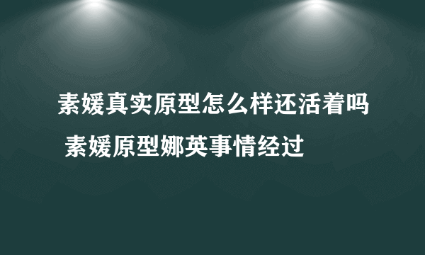 素媛真实原型怎么样还活着吗 素媛原型娜英事情经过