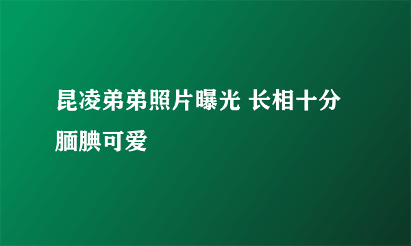 昆凌弟弟照片曝光 长相十分腼腆可爱