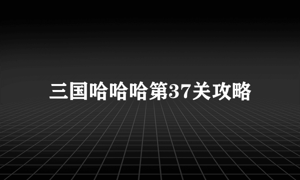 三国哈哈哈第37关攻略