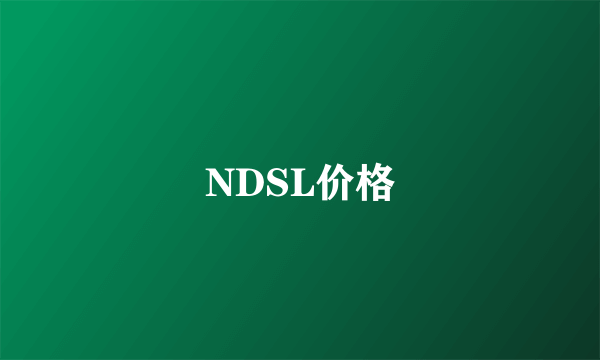 NDSL价格