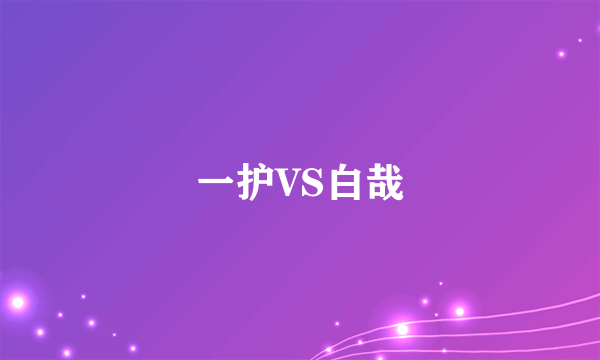 一护VS白哉