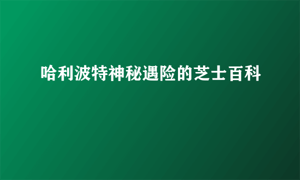 哈利波特神秘遇险的芝士百科